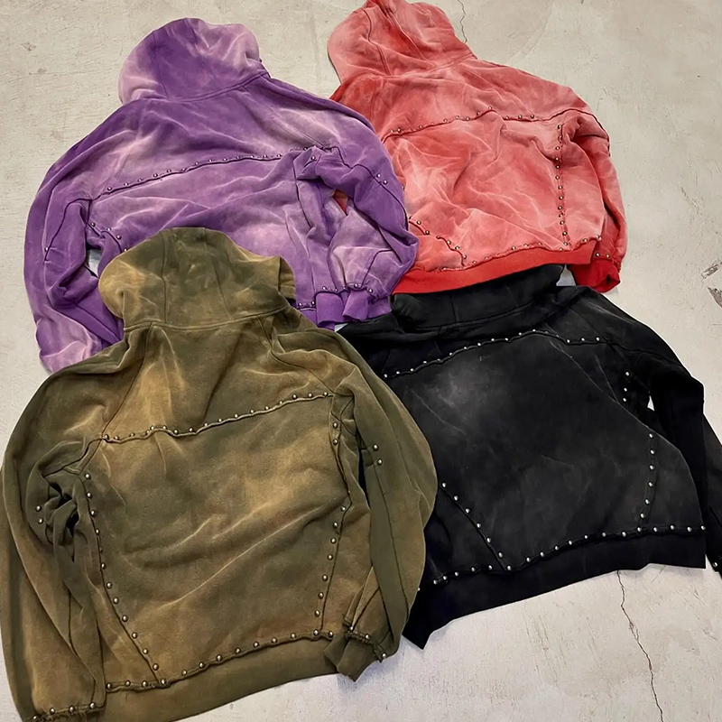 hongfeng provides custom zipper hoodie designs with premium quality and stylish details.